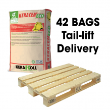 Kerakoll Keracem Eco Mineral Binder For High Performance Screeds 25kg Full Pallet (42 Bags Tail Lift)